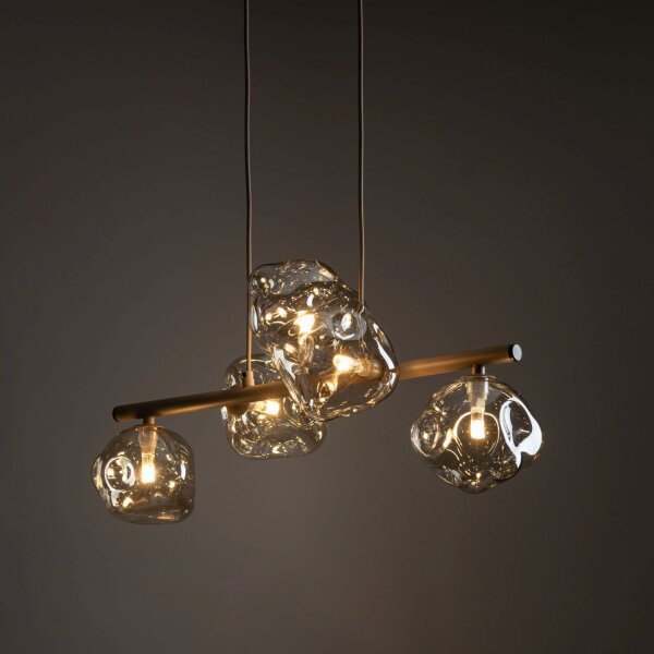 Pendelleuchte Beige Metall 65 cm G9 modern 5-flammig