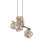 Pendelleuchte Beige Metall 65 cm G9 modern 5-flammig