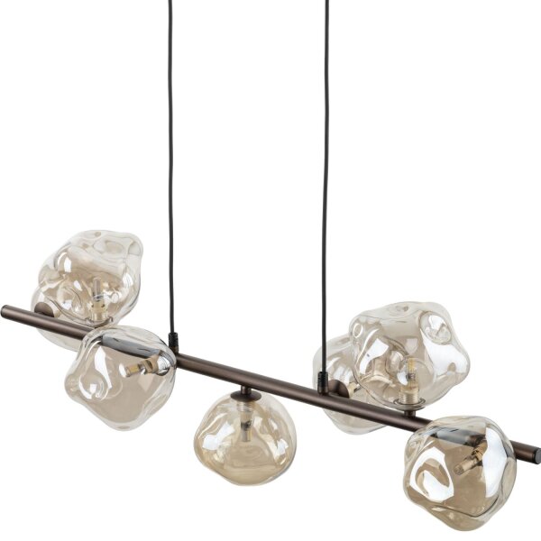 Pendelleuchte Metall modern 90 cm Braun G9 Elegant