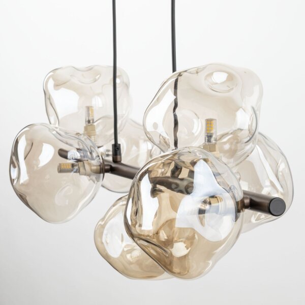Pendelleuchte Metall modern 90 cm Braun G9 Elegant