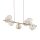 Pendelleuchte zeitlos Metall Beige 90 cm G9 7-flammig