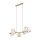 Pendelleuchte zeitlos Metall Beige 90 cm G9 7-flammig