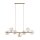 Pendelleuchte zeitlos Metall Beige 90 cm G9 7-flammig