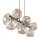 Pendelleuchte Braun zeitlos 116 cm Metall G9 9-flammig