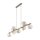 Pendelleuchte Metall Glas 116 cm Beige Cognac G9 9-flmg