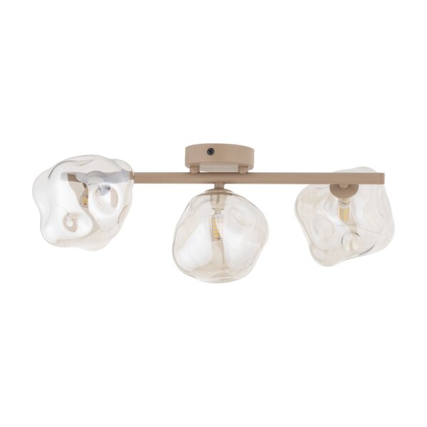 Deckenleuchte Metall zeitlos 50 cm Beige G9 Stilvoll
