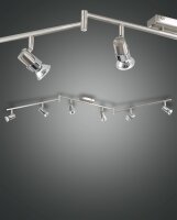 Deckenspot Chrom flexibel schwenkbar verstellbar GU10