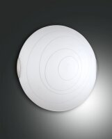 Deckenleuchte Chrom E27 Metall Glas Weiß rund...