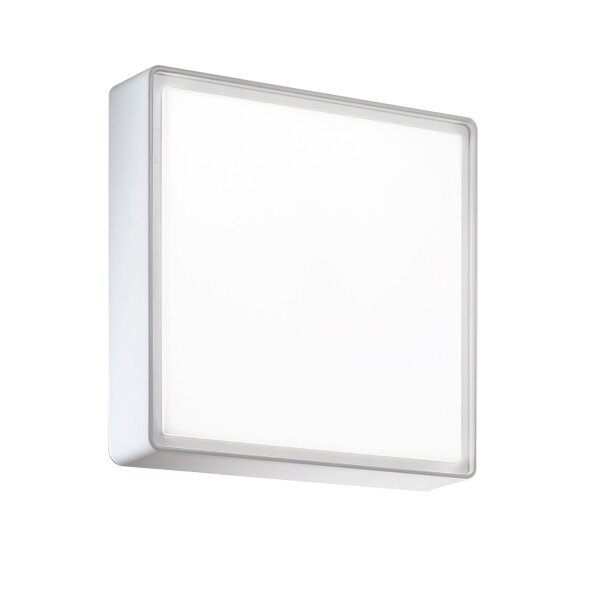 Deckenleuchte Weiß IP65 E27 L:30 cm blendarm dekorativ