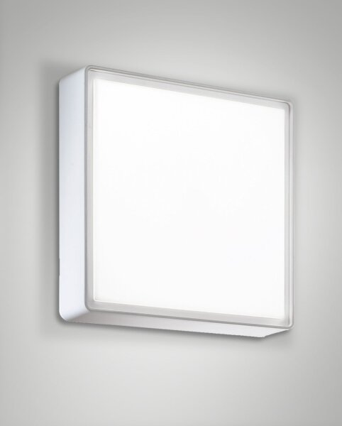 Deckenleuchte Weiß IP65 E27 L:30 cm blendarm dekorativ