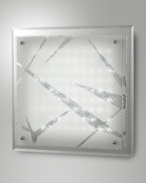LED Deckenleuchte Glas 4000K Weiß L:45 cm 2330 lm