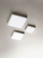 LED Deckenleuchte Aluminium IP54 3000K Wei&szlig; L:30 cm