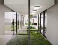 LED Deckenleuchte IP54 3000K Aluminium Wei&szlig; H:5 cm