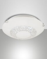LED Deckenleuchte Glas 4000K Weiß H:9 cm dekorativ