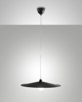 Hängelampe Schwarz Metall E27 Ø50 cm rund...