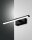 LED Wandleuchte IP44 3000K Metall Schwarz B:30 cm