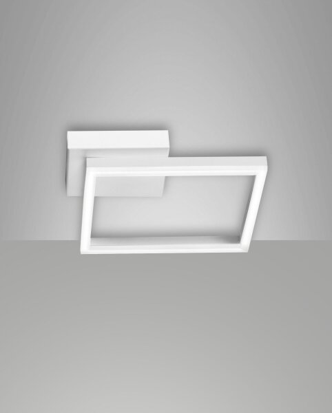 LED Deckenleuchte Aluminium 3000K Weiß dimmbar B:30 cm