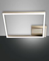 LED Deckenleuchte Aluminium 3000K Gold B:45 cm Modern