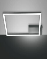 LED Deckenleuchte Aluminium 3000K B:45 cm Anthrazit