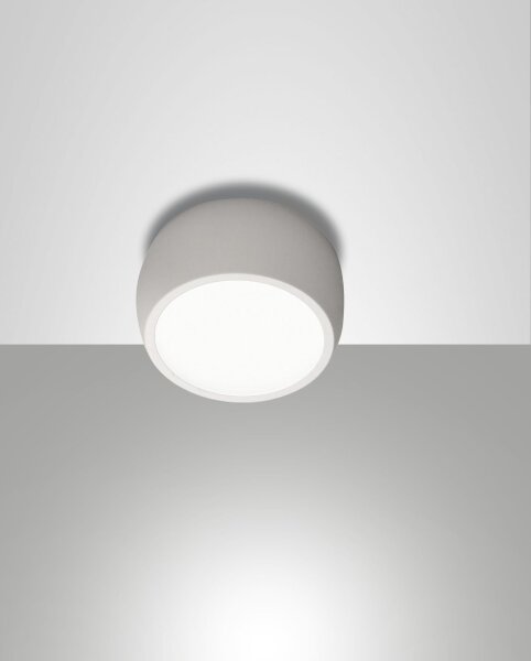 LED Deckenleuchte Weiß 3000K Aluminium B:8 cm blendarm