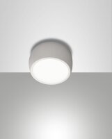 LED Deckenleuchte Weiß 3000K Aluminium B:8 cm blendarm