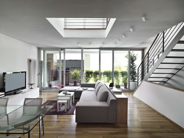 LED Deckenleuchte Aluminium 3000K Weiß schwenkbar
