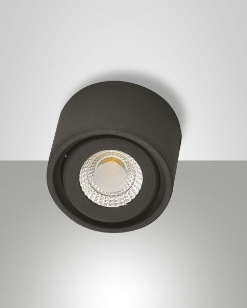 LED Deckenleuchte Aluminium 3000K Anthrazit schwenkbar