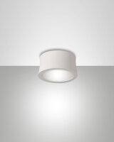 LED Deckenleuchte Aluminium 3000K 630 lm Wei&szlig; B:8 cm