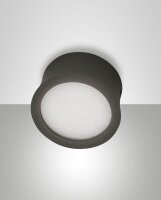 LED Deckenleuchte Aluminium 3000K Wei&szlig; Anthrazit &Oslash;8 cm