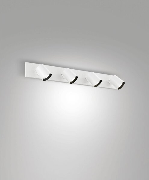 Deckenspot Aluminium Weiß GU10 65 cm schwenkbar
