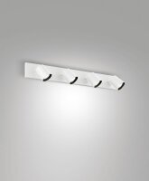 Deckenspot Aluminium Wei&Atilde;&Yuml; GU10 65 cm schwenkbar