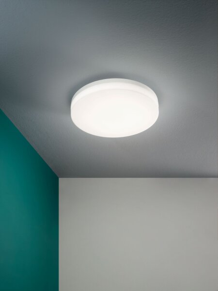 LED Deckenleuchte IP65 3000K Weiß rund Ø28 cm Außen