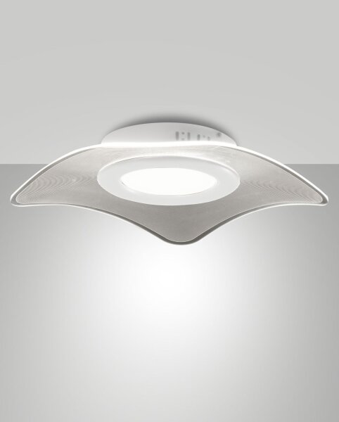 LED Deckenleuchte Weiß 3000K B:50 cm 4000 lm dekorativ