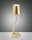 LED Akku Tischleuchte Gold IP54 3000K Metall H:36,5 cm