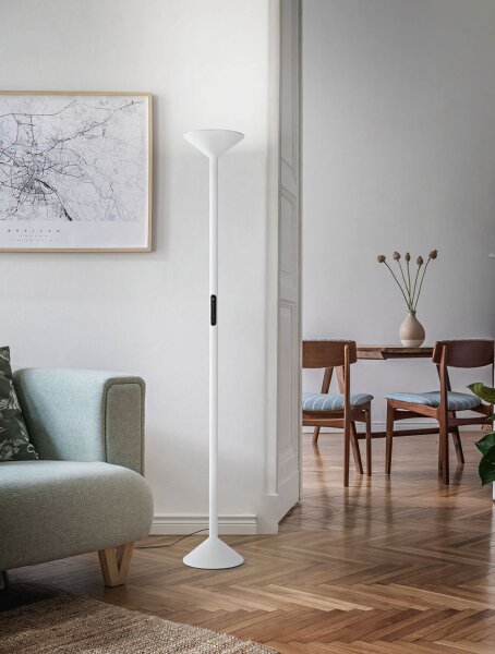 LED Stehleuchte Aluminium 2700/3200/4000K Weiß 175,5 cm