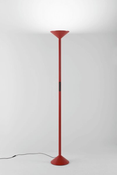 LED Stehleuchte Aluminium Rot dimmbar 2700/3200/4000K