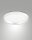 LED Deckenleuchte Weiß Metall 2700/3200/4000K L:35 cm