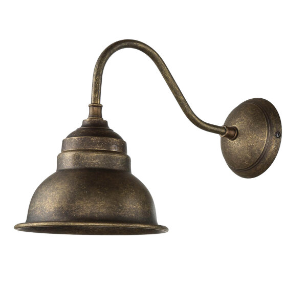Wandlampe Bronze Antik Echt-Messing Oslo