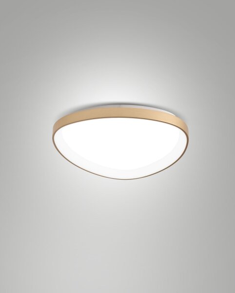 LED Deckenleuchte Messing 2700/3000/4000K B:42 cm