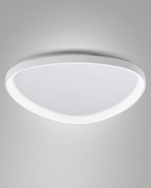 LED Deckenleuchte Weiß Metall 2700/3000/4000K B:80 cm