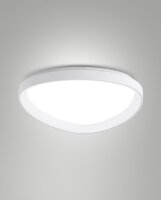LED Deckenleuchte Wei&szlig; Metall 2700/3000/4000K L:60 cm