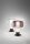 Tischleuchte Glas Metall E14 Schwarz B:22 cm dimmbar