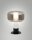 Tischleuchte Glas E14 Gold Schwarz H:28 cm dimmbar