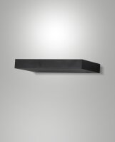 LED Wandleuchte Schwarz 3000K B:24 cm blendarm indirekt