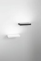 LED Wandleuchte Schwarz 3000K B:24 cm blendarm indirekt