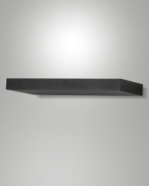 LED Wandleuchte Schwarz Metall 3000K T:13 cm 5092 lm