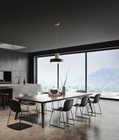 LED Pendelleuchte Glas 2700/3000/4000K Gold Schwarz