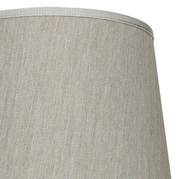 Messing Wandleuchte E27 Beige Stoff Schirm