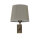 Messing Wandleuchte E27 Beige Stoff Schirm