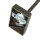 Messing Wandleuchte E27 Beige Stoff Schirm